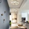 Forrlite Deckenleuchten LED Dimmbar Deckenleuchte 3-Farbige Decken-Lampe, LED fest integriert, Warmweiß, Neutralweiß, Kaltweiß, Wohnzimmer Flur Eingang Bild 2