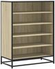 vidaXL Schuhschrank Sonoma Eiche 75x38x97,5 cm Holzwerkstoff Metall 3300871 Bild 2