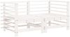 vidaXL Ecksofas mit Kissen 2 Stk. Weiß Massivholz Kiefer 825682 Bild 3