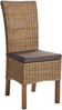 Esszimmerstuhl 2er Set ANDES Rattan Braun Bild 4