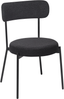Esszimmerstuhl 2er Set ALLISON Bouclé Schwarz Bild 5