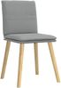 vidaXL Esszimmerstühle 6 Stk. Hellgrau Stoff 3315625 Bild 3