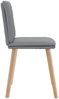 vidaXL Esszimmerstühle 6 Stk. Hellgrau Stoff 3315625 Bild 5