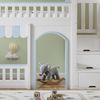 Flieks Etagenbett, Kinderbett Haus-Design 90x200cm mit Stauraumtreppe & oberem Lattenrost Bild 4