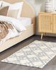 Teppich Baumwolle beige grau 80 x 150 cm NEVSEHIR Bild 3