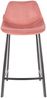 Tresenhocker FRANKY VELVET Samt Rosa von DutchBone Bild 2
