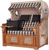 Strandkorb Komplettset - bene living - Ammersee Grande XL Teak - PE shell - Modell 505 - inkl. Liftersystem Bild 3