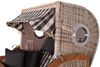 Strandkorb Komplettset - bene living - Ammersee Grande XL Teak - PE shell - Modell 505 - inkl. Liftersystem Bild 4