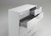 Schubkastenkommode >Easy Plus< (BxHxT: 82x102x42 cm) in weiß - 82x102x42 (BxHxT) Bild 2