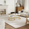HAUSS SPOLE Couchtisch 2er-Satztisch Beistelltisch stapelbarer Sofatisch mit Stabiler Rahmen (elegantem Design, 2-St, Stabiler Eisenrahmen & leicht zu reinigende MDF-Tischplatte), Ideal für Wohnzimmer & Büro, Platzsparendes stapelbares Design Bild 3
