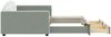 vidaXL Tagesbett Ausziehbar mit Schubladen Hellgrau 90x190 cm Samt 3197362 Bild 4