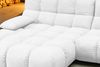 KAWOLA Sofa VIVIEN Ecksofa Feincord weiß Longchair links 85 x 178 x 290 cm Bild 5