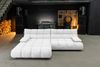 KAWOLA Sofa VIVIEN Ecksofa Feincord weiß Longchair links 85 x 178 x 290 cm Bild 2