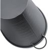 Spetebo Pflanzschale Metallwanne oval mit Griffen 59x36 cm (Anzahl, 1 St, Stück), Praktische Metallgriffe Bild 3