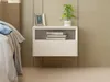 Vente-unique - Set mit 2 Hängekommoden - MDF - Weiß - CALDRIN von Pascal Morabito Bild 3