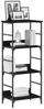 vidaXL Bücherregal Schwarz Eichen-Optik 50 x 33 x 117,5 cm 863553 Bild 3