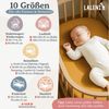 Laleni Jersey Spannbettlaken Stubenwagen 40x90 cm - Oeko-Tex Zertifiziert, 100% Baumwolle, atmungsaktives Spannbetttuch für Baby, 135 g/m², Spicy Mustard - gelb Bild 2