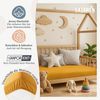 Laleni Jersey Spannbettlaken Stubenwagen 40x90 cm - Oeko-Tex Zertifiziert, 100% Baumwolle, atmungsaktives Spannbetttuch für Baby, 135 g/m², Spicy Mustard - gelb Bild 4