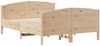 vidaXL Massivholzbett ohne Matratze 120x190 cm Kiefernholz 3216185 Bild 3