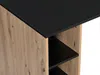 Vente-unique - ROMIARA Büromöbel Holz, Platte SchwarzBeige - B 120 cm x H 76 cm x L 174 cm Bild 5