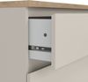 Dmora Kommode Vistara, Multifunktioneller Schrank mit 3 Schubladen, elegante Kommode für das Schlafzimmer, 77x50 h70 cm, Beige Bild 5