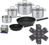 Elo Topf-Set Citrin 13-teilig, Edelstahl 18/10 (Set, 13-tlg), Induktion Bild 2