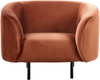 Sessel LOEN Samtstoff Orange Bild 4