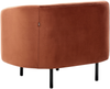 Sessel LOEN Samtstoff Orange Bild 5