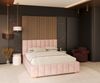 FDM Polsterbett Stauraumbett Bettgestell 90x200, 120x200, 140x200, 160x200, 180x200 cm (MADE IN EU - mit hochwertigem Velours Bezug, Bettrahmen, Bett, Optional mit Matratze bestellbar, mit großen gepolsterten Kopfteil, mit Bettkasten zum aufklappen), Me... Bild 5