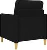 vidaXL Sofa Set mit Stauraum 2 pcs Schwarz Polyester 3429150 Bild 4