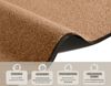 Waschbare Fußmatte Wash & Clean - caramel - 60x180x0,7cm Bild 4