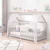 IDIMEX Kinderbett NINA, Hausbett Montessori Bett Kiefer 90 x 200 Tipibett mit Dach und rausfal Bild 3