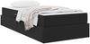 vidaXL Aufbewahrungsbett mit Matratze Schwarz 90 x 190 cm Samt 3399690 Bild 3