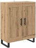 vidaXL Sideboard Artisan-Eiche 69,5 x 34 x 90 cm Verbundholz und Eisen 881610 Bild 2