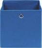 vidaXL Aufbewahrungsboxen 4 Stk. Blau 32x32x32 cm Stoff 288337 Bild 3