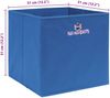 vidaXL Aufbewahrungsboxen 4 Stk. Blau 32x32x32 cm Stoff 288337 Bild 5