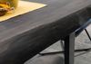 Baumtisch Mango 160x90x77 grau lackiert / U-Beine anthrazit glänzend FREEFORM 5 Bild 5