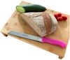 Brotmesser Made in Solingen ECHT SCHARF Wellenschliff Rostfrei Pink Bild 2