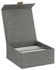 hausleben Uhrenbox Faltbar für 6 Uhren (1 St), 16,8 x 16,2 x 7 cm, Aufbewahrungsbox mit Deckel Bild 4