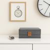 hausleben Uhrenbox Faltbar für 6 Uhren (1 St), 16,8 x 16,2 x 7 cm, Aufbewahrungsbox mit Deckel Bild 2