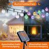 Salcar LED Solarleuchte LED Kugel-Lichterkette Außen Solar Gartenleuchte, 5m Bunt Bild 4