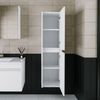 Roomart MELONA-S1-65 Badmöbel - nur Hochschrank - H 115 x B 30 x T 35 cm • Weiß Bild 5