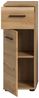 furnling Stauraumschrank Ivy Compact Midischrank mit offener Ablage & Tür, platzsparender Badschrank Bild 3
