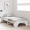 vidaXL Bettrahmen Weiß 90 x 200 cm Massives Kiefernholz 872963 Bild 3