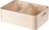 Koopman Kiste Aufbewahrungskisten Sortierkisten Stapelkisten (Set, 3 St, Packung), 3tlg, unbehandelt, Holzkisten, 2 Größen, mit Tragegriffen Bild 3