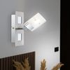 2er LED Wandleuchte, Spot flexibel, satiniert, L 15cm Bild 4