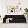 vidaXL 3-Sitzer-Sofa Schwarz 210 cm Samt 4007649 Bild 3
