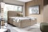 Boxspringbett Schlafzimmerbett EMILIO PREMIUM 200x220cm Stoff Poso Beige Bild 1
