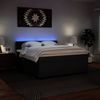 vidaXL Boxspringbett mit Matratze Schwarz 180x200 cm Kunstleder 3288432 Bild 5