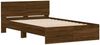vidaXL Bettgestell mit Kopfteil Braun Eiche-Optik 120x190 cm 3207517 Bild 4